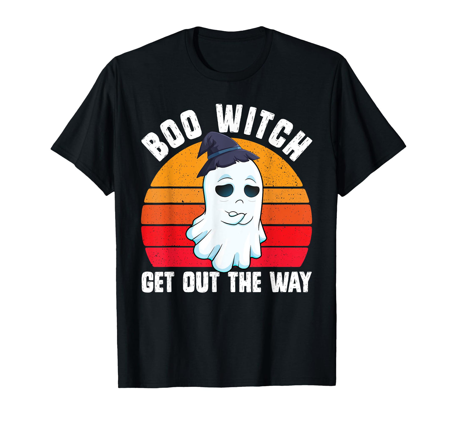 Boo Witch Get Out The Way Funny Halloween Costume Pun T-Shirt