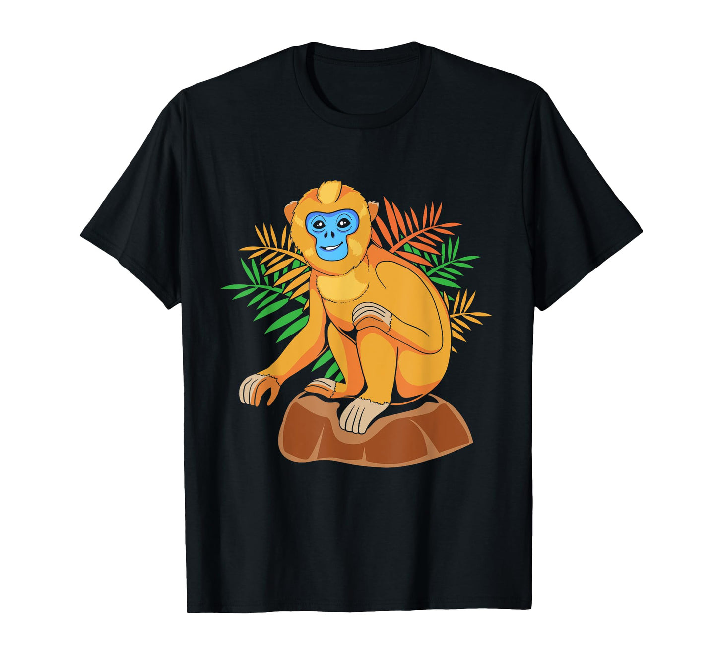 Funny Golden Snub Nosed Monkey Sitting T-Shirt