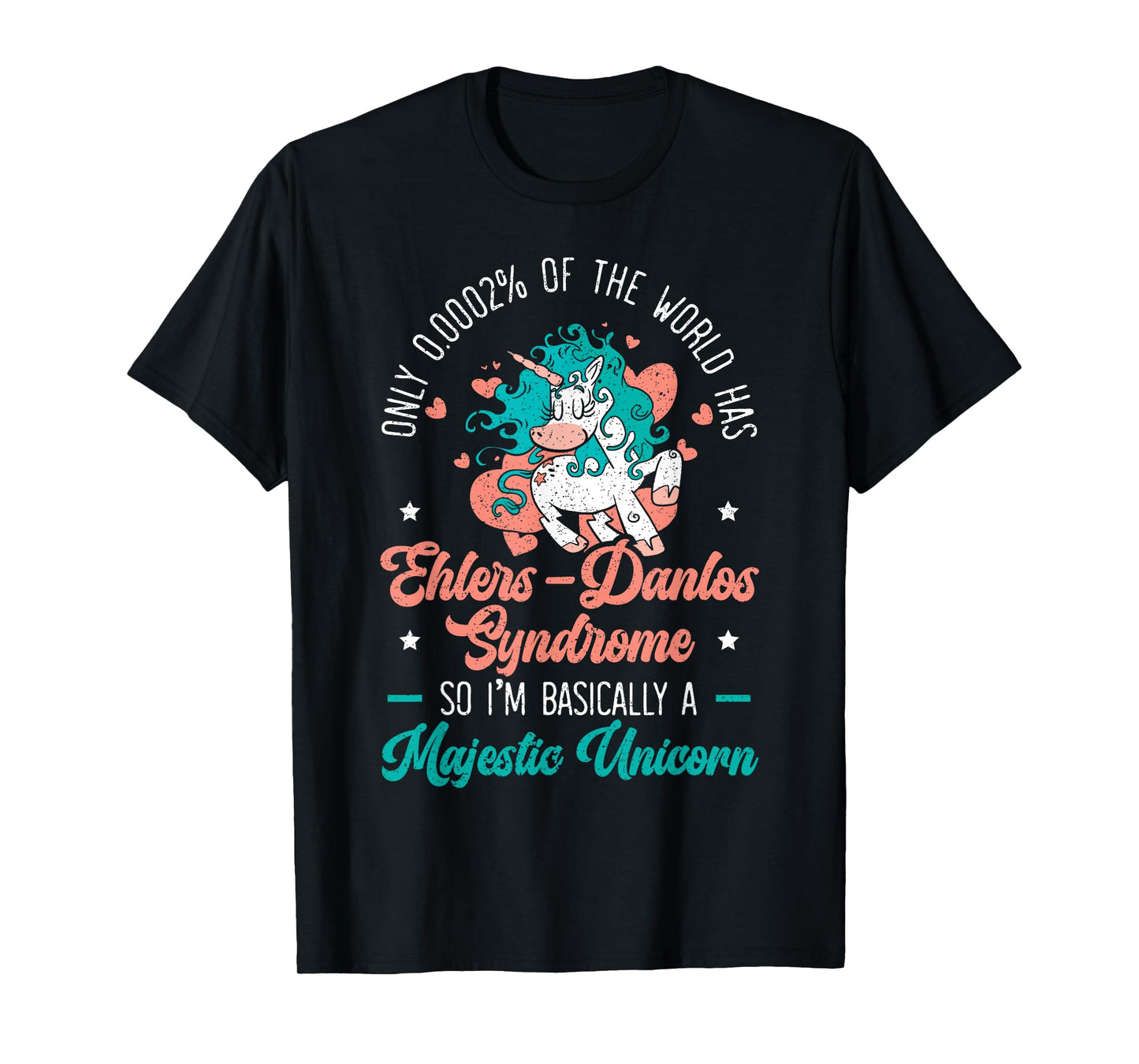 Unicorn Lover Ehlers-Danlos EDS and HSD Awareness Month T-Shirt