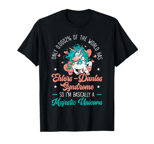 Unicorn Lover Ehlers-Danlos EDS and HSD Awareness Month T-Shirt