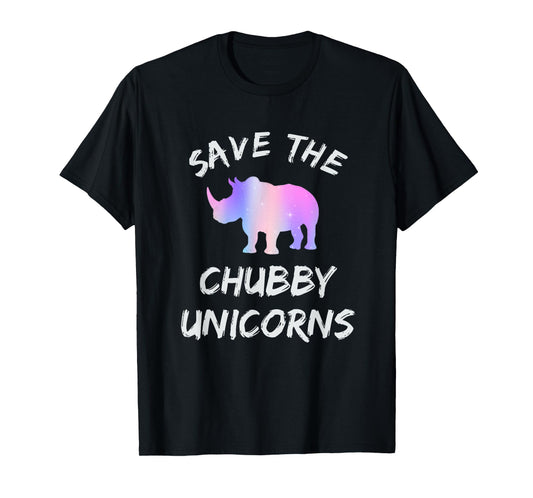 Save the Chubby Unicorns Fat Rhino T-Shirt