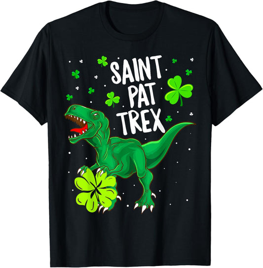 St Pat Trex Shirt T Rex St Patricks Day Dinosaur Shirt Gifts T-Shirt