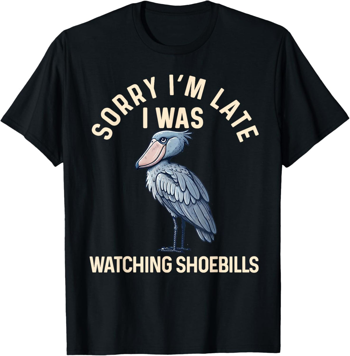 Shoebill Stork Bird Shoe-billed Stork Women Men Whaleheads T-Shirt