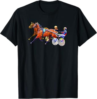 Sports Horse Race and Harness Racing T-shirt T-Shirt