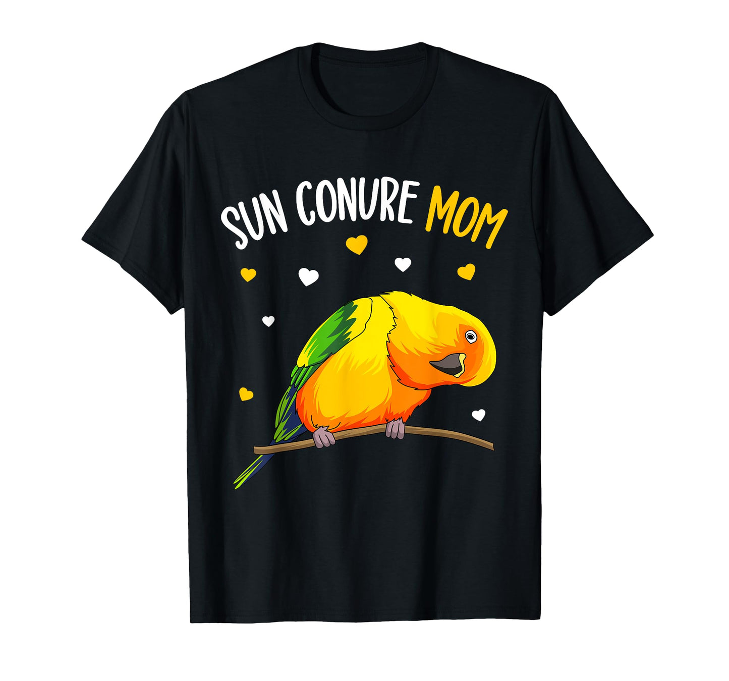 Sun Conure Mom Funny Parrot Bird Lover Women T-Shirt
