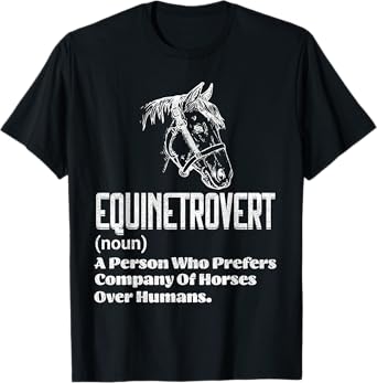 Funny Horse Lover Humor | Funny Horse Definition T-Shirt