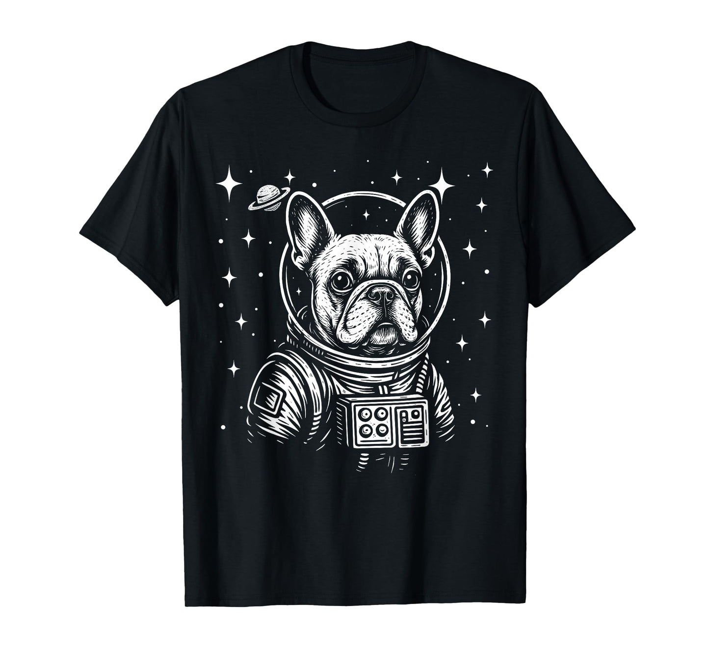 Astronaut French Bulldog Space Galaxy Dog Lovers T-Shirt