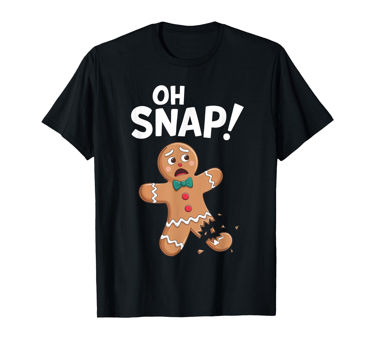 Oh Snap Gingerbread Man Shirt Adult Kids Men Women Costume T-Shirt