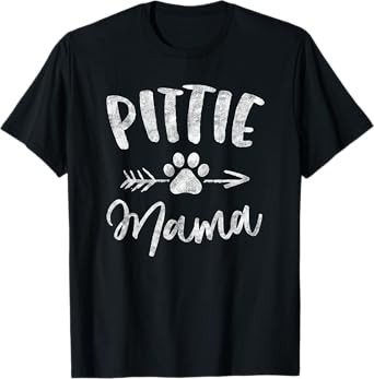 Pittie Mama Pitbull Lover Gifts Pit bull Dog Mom Mother T-Shirt for Men Women Girls Kids