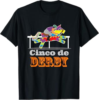 Cinco de Derby Cute Horse Racing Cinco De Mayo Equestrian T-Shirt