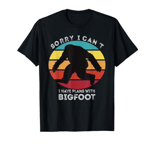 I have Plans With Yeti Sasquatch Men Kids Bigfoot T-Shirt