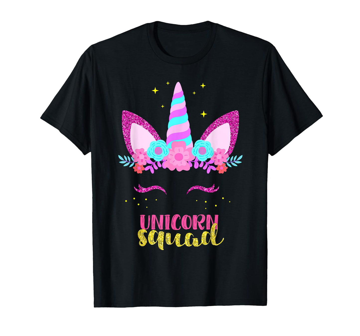 Unicorn Squad, Cute Fantasy Family Matching Tee for Parties T-Shirt