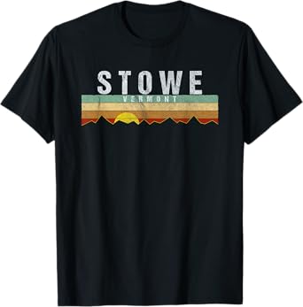 Retro Vintage Stowe Vermont T-Shirt