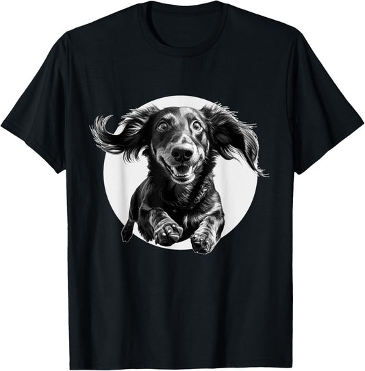 Flying Dachshund, Wiener Dog, Doxie Lover, Men, Women, Kids T-Shirt