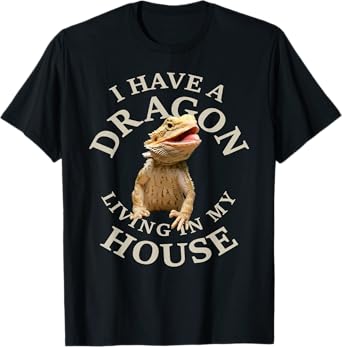 Bearded Dragon Clothes Pogona Barbata Lizard T-Shirt