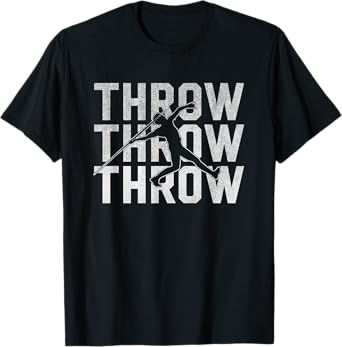 Javelin Throw Sports T Shirt Thrower Athlete Track T-Shirt