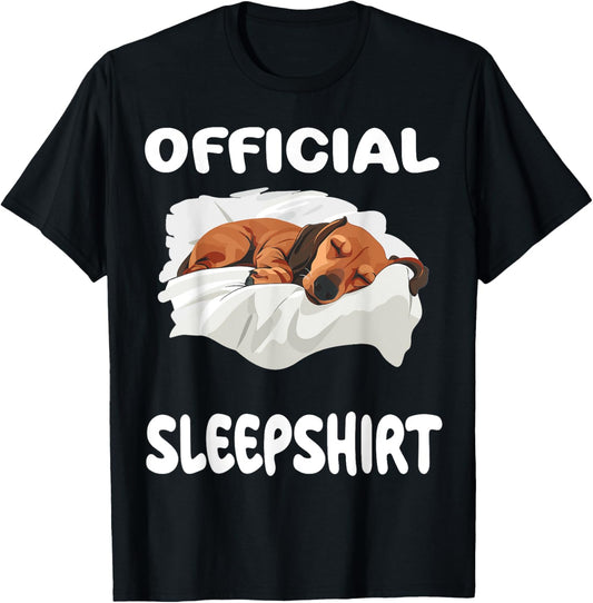 Dachshund Doxie Dog Official Sleepshirt Pajamas Nightgown T-Shirt