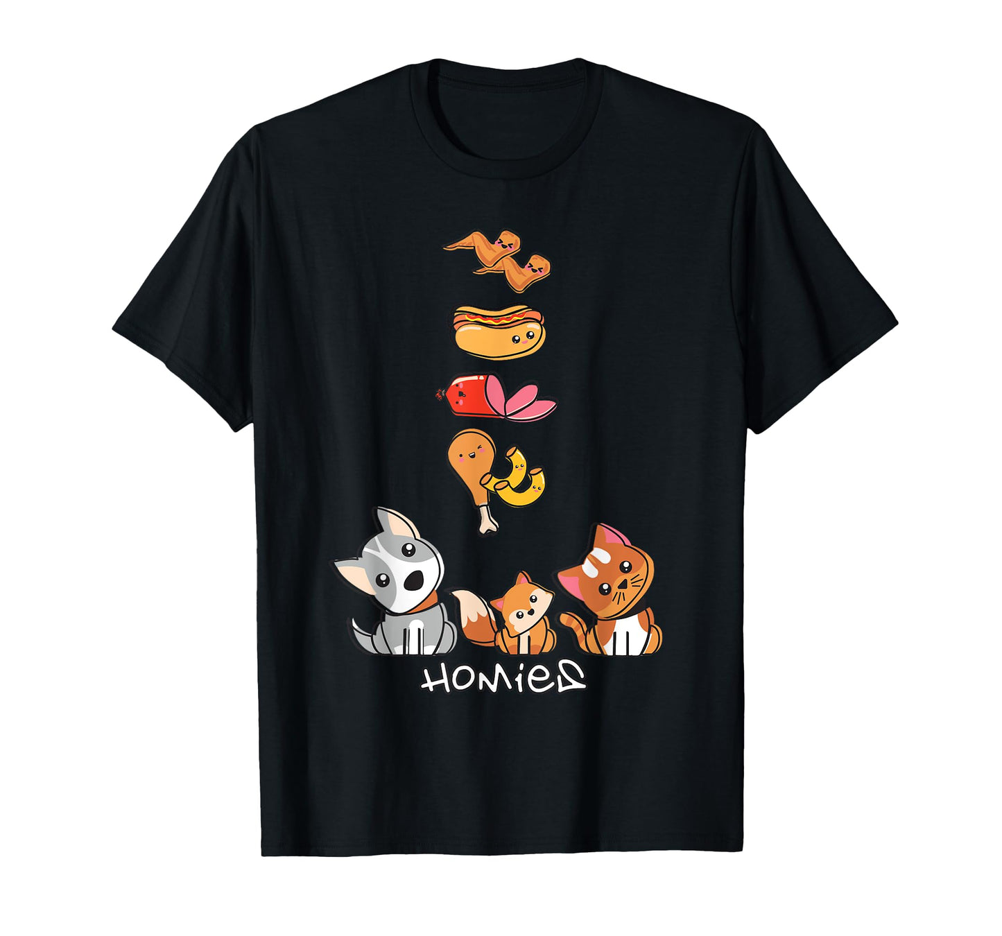 Chicken Wing, Chicken Wing, Hot Dog & Bologna T-Shirt for Men Women Girls Kids