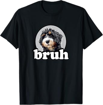 Cute Kids Bruh Bernedoodle Dog Lover T-Shirt