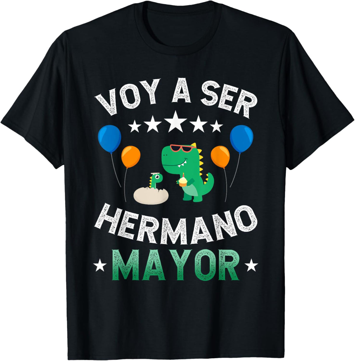 Voy A Ser Hermano Mayor Promovido A Hermano Mayor Dinosaur T-Shirt