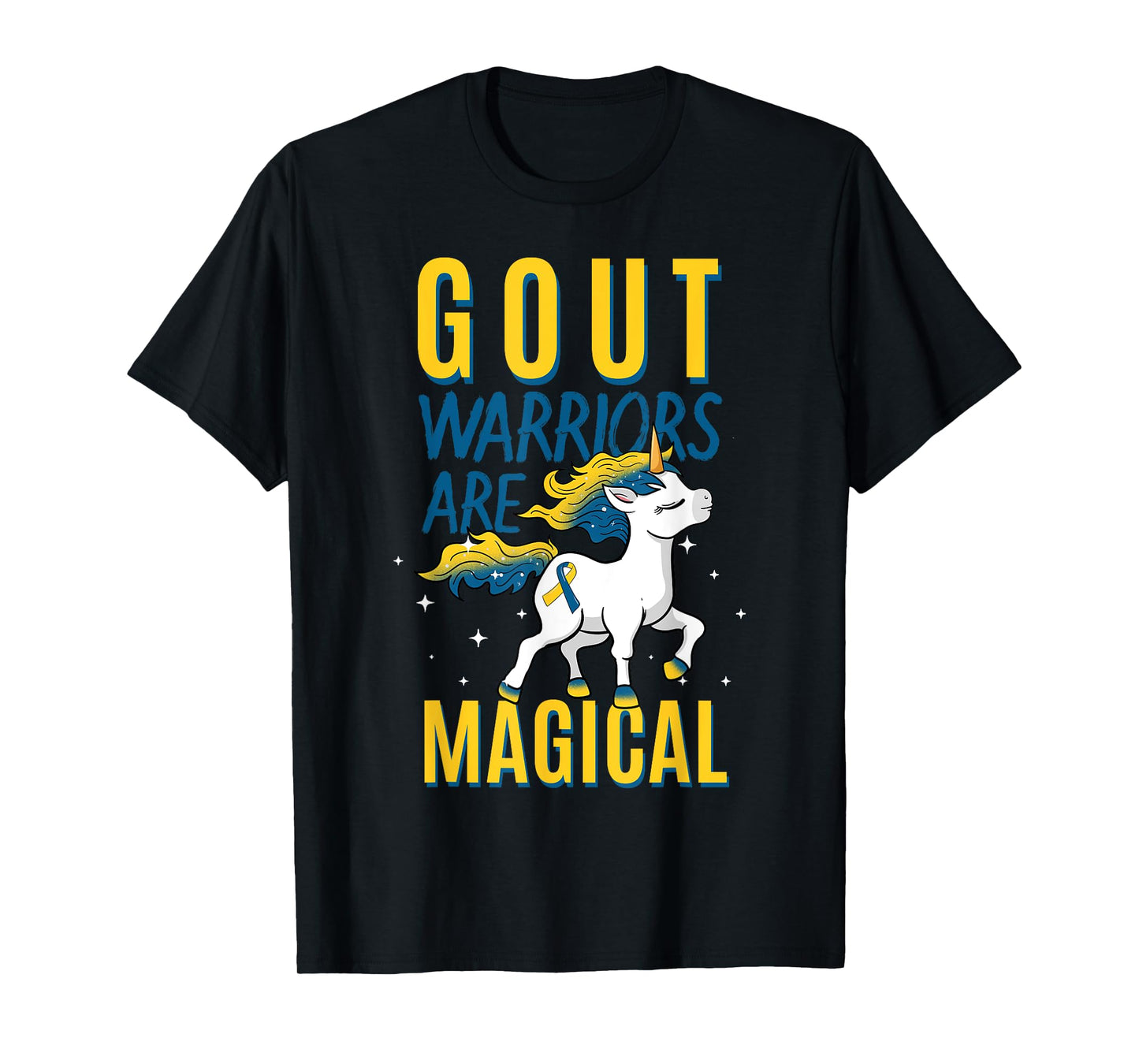 Gout Warrior Awareness Ribbon Warrior Arthritis Podagra T-Shirt
