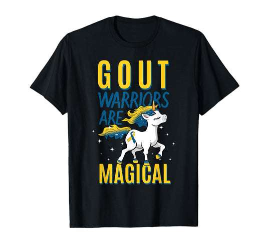 Gout Warrior Awareness Ribbon Warrior Arthritis Podagra T-Shirt