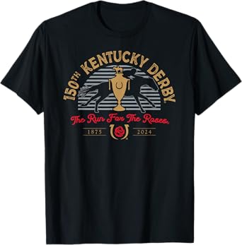 Officially Licensed Kentucky Derby 150th 2024 Run T-Shirt