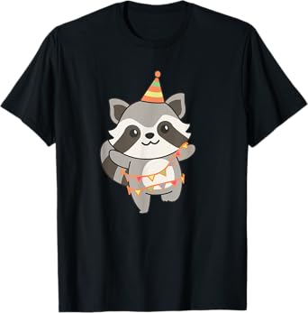 Birthday Raccoon For Children A Birthday Raccoon T-Shirt