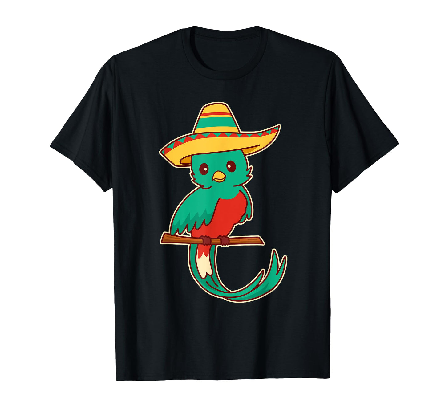 Guatemala Quetzal Bird With Sombrero - Quetzals T-Shirt
