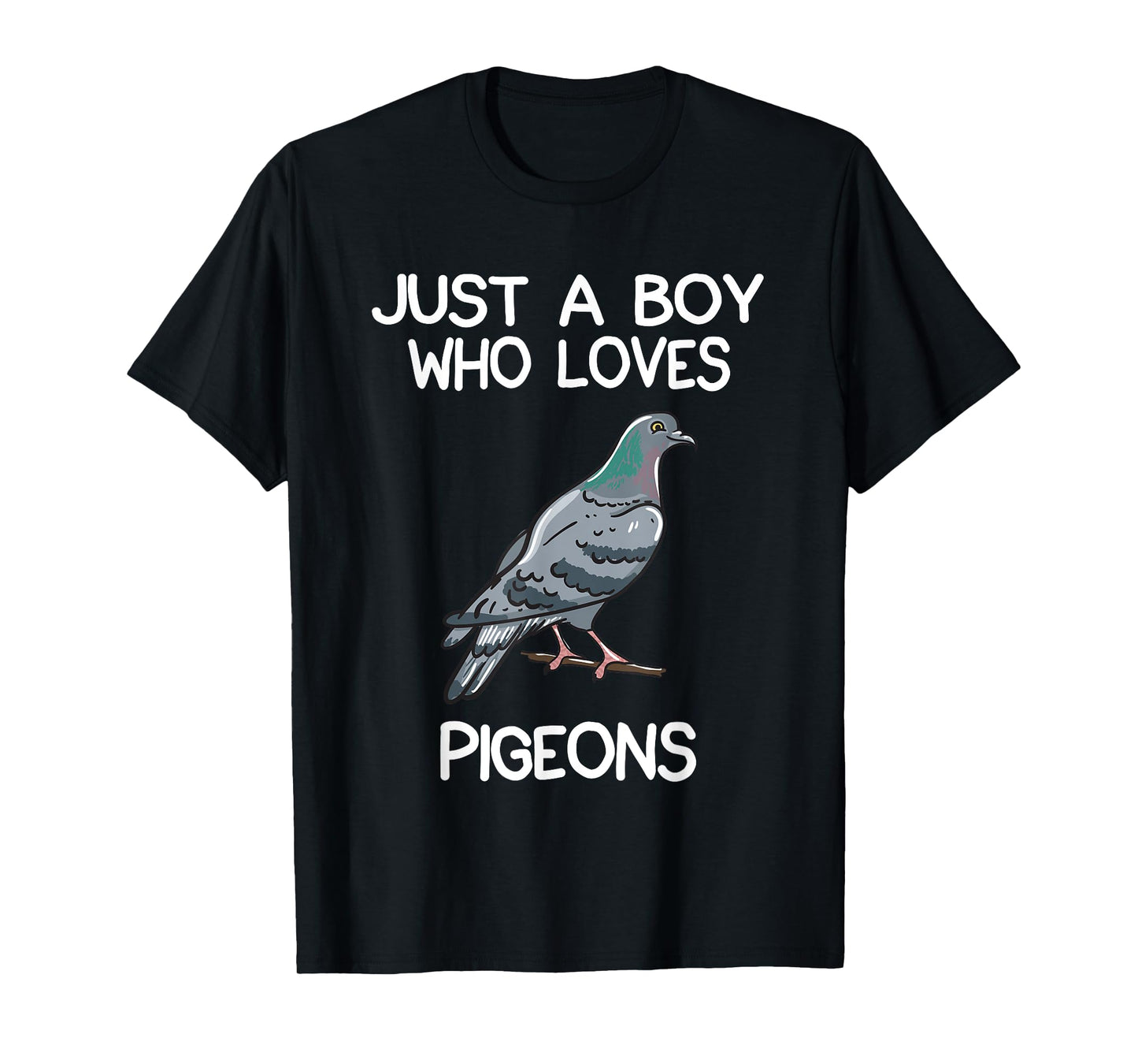 Just A Boy Who Loves Pigeons Owner Lover Gift Pigeon Love T-Shirt