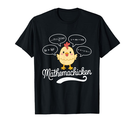 Mathemachicken Math Chicken Teacher Retire Mathematician T-Shirt