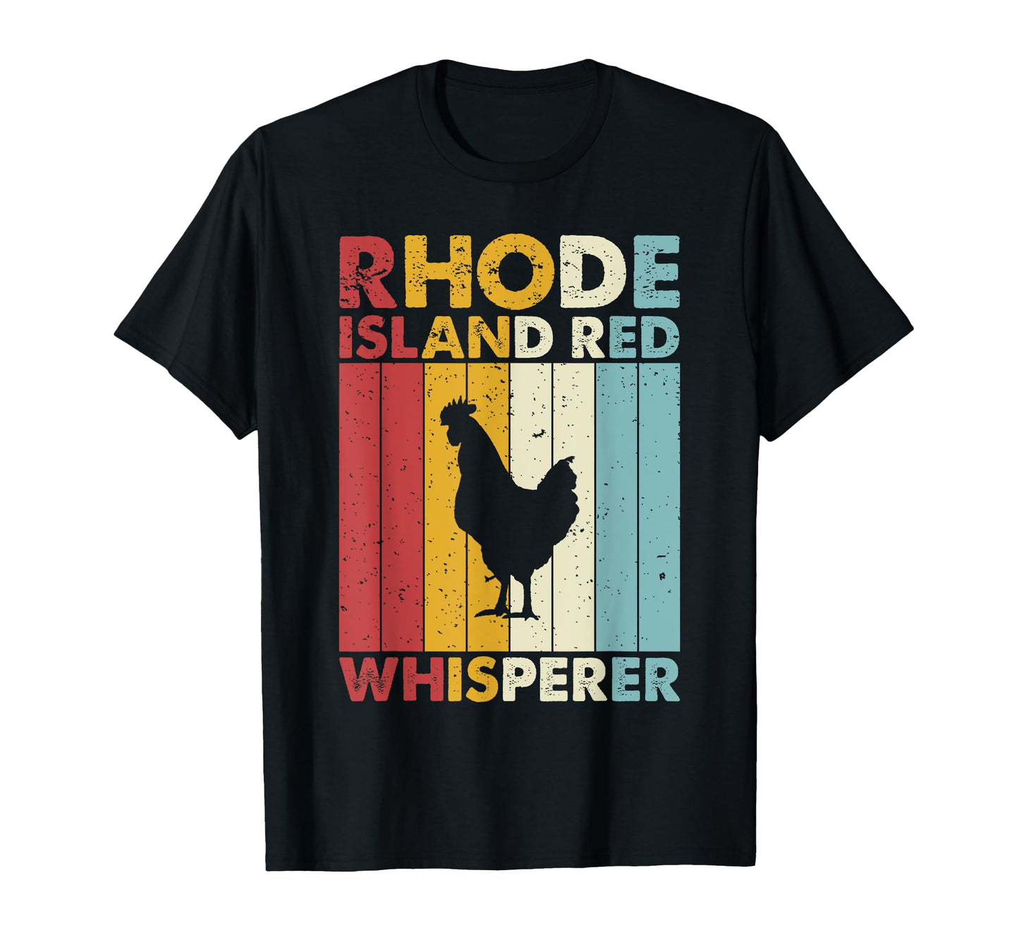 Chicken Dad Mom Whisperer - Farmer Vintage Rhode Island Red T-Shirt