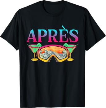 Ski 90s 80s Skiing Outfit Après Retro Skiing T-Shirt