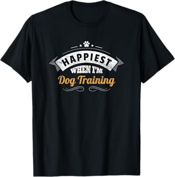 Funny Dog Training T Shirt. Dog Trainer Gift T-Shirt for Men Women Girls Kids