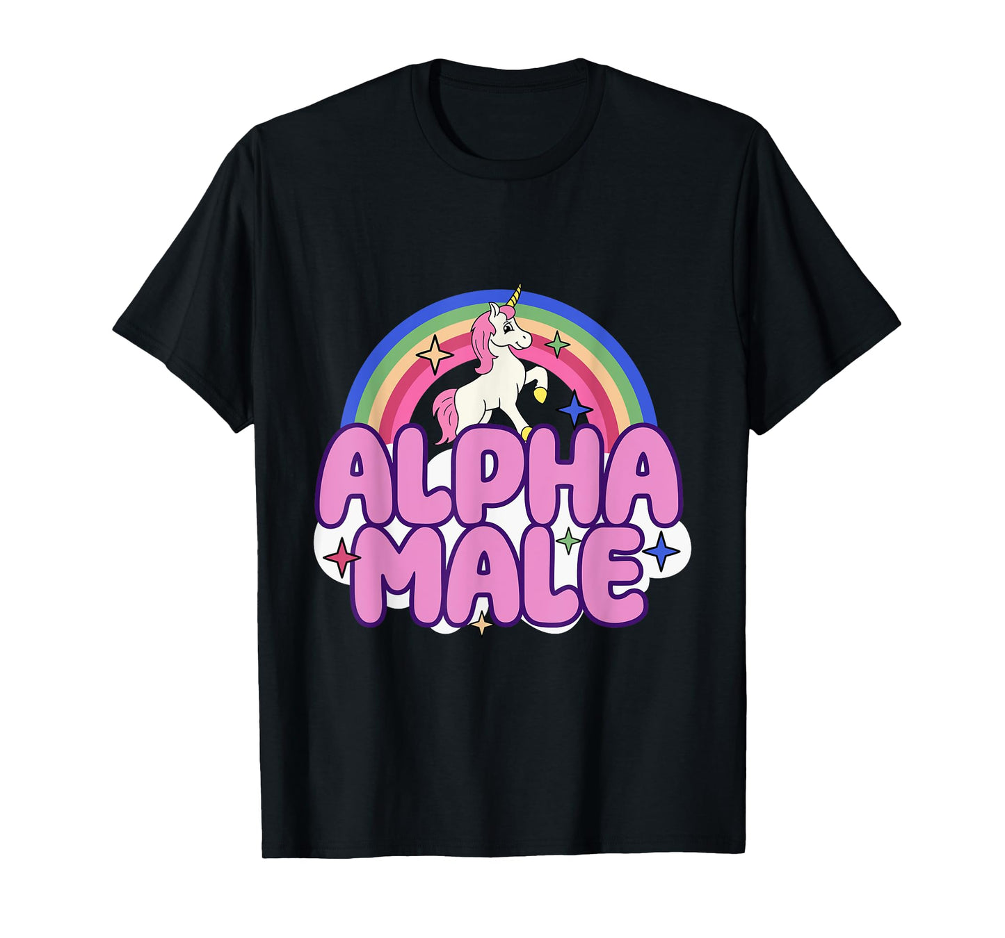 Alpha Male Unicorn Funny T-Shirt