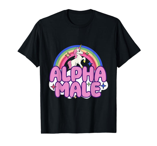 Alpha Male Unicorn Funny T-Shirt