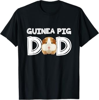 Guinea Pig Dad Costume Clothing Cavy Accessories Guinea Pig T-Shirt