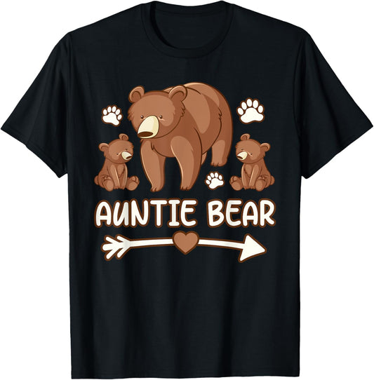 Auntie bear shirt for women, Auntie bear 2 cub shirt T-Shirt