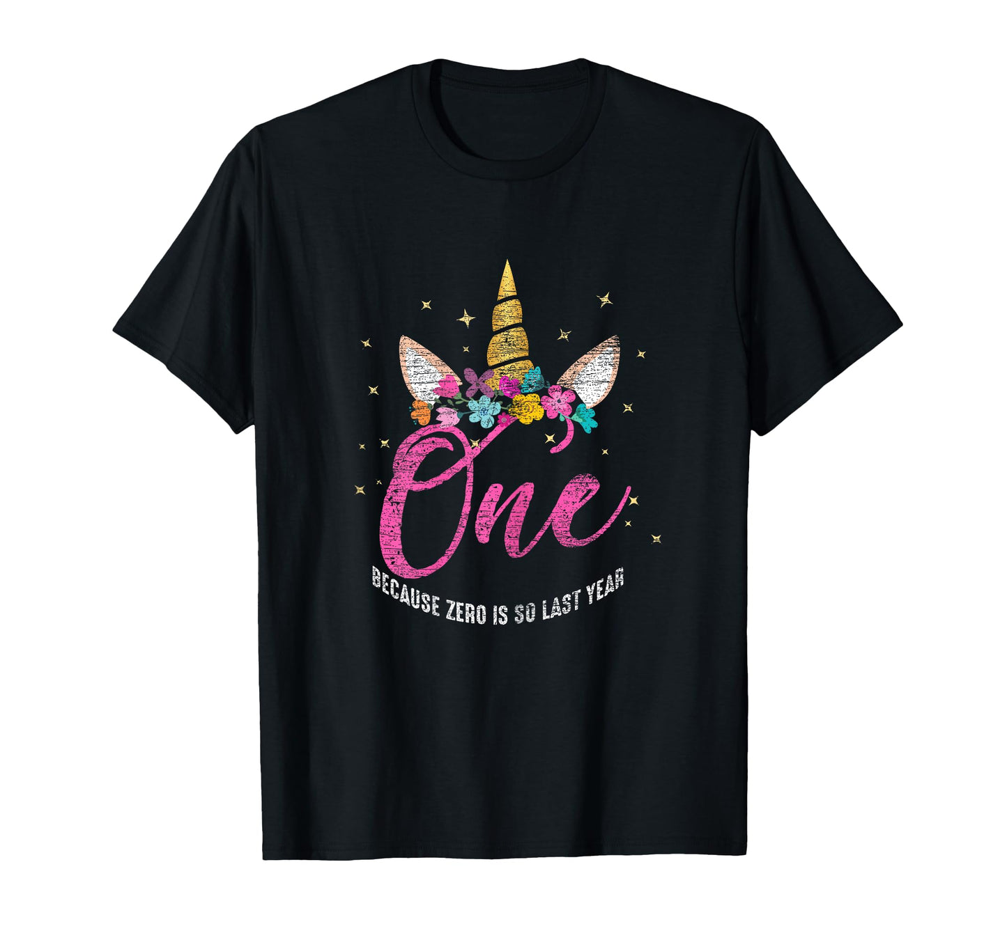 1 Year Old Birthday Girl Gifts Unicorn 1st Birthday T-Shirt
