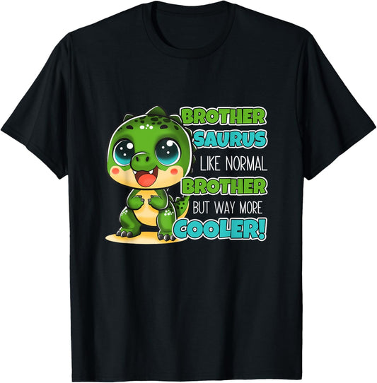 Dinosaur Brother Brothersaurus Brothers Cooler Siblings T-Shirt