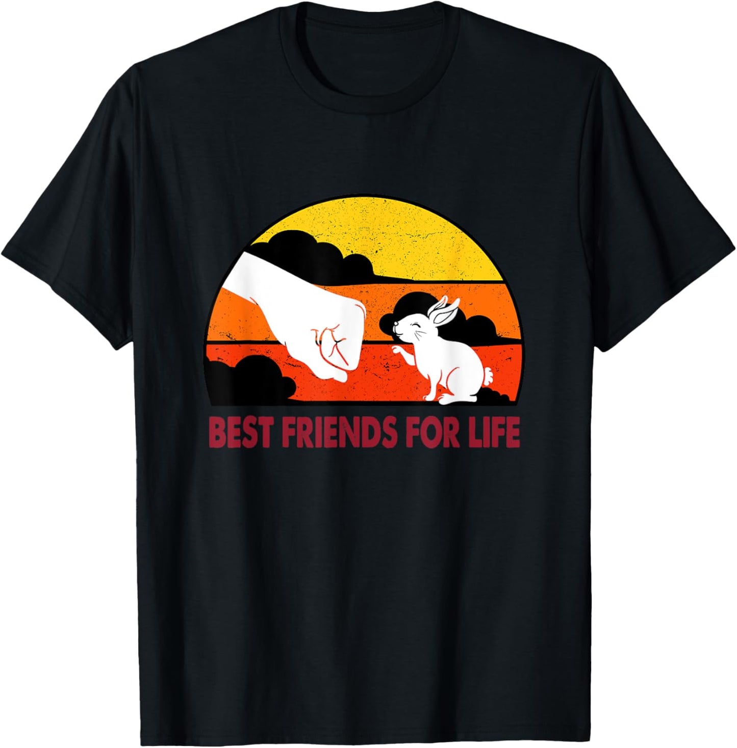 Best Friends For Life Rabbit Best Friends BFF Rabbit T-Shirt