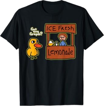 Ice Fresh Lemonade Shirt Duck Funny Got Any Grapes Love Gift T-Shirt