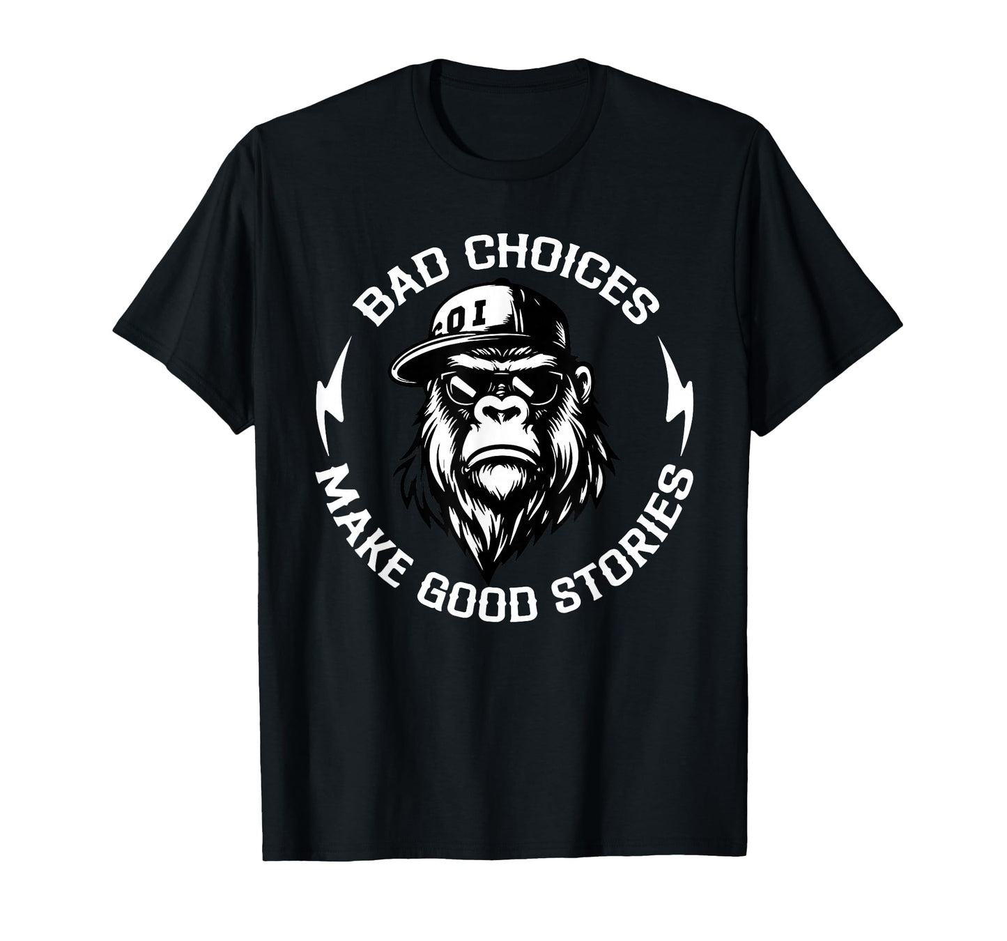 Monkey Bad Choices Make Good Stories T-Shirt