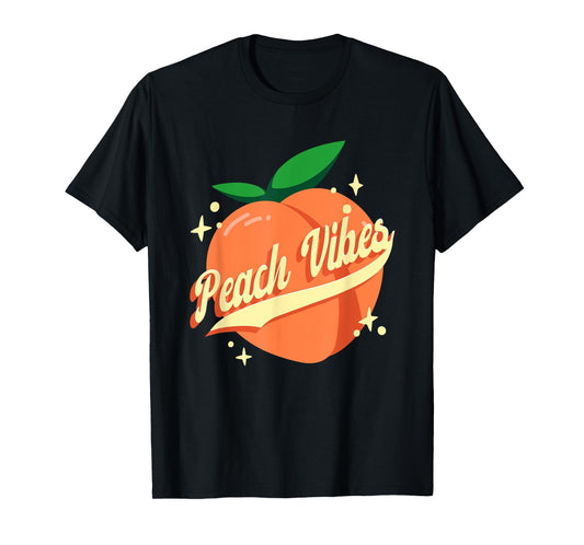 Fruits Lover Peach Vibes T-Shirt