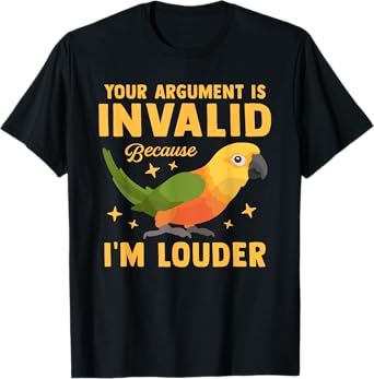 Funny Jenday Conure Bird Lover Parrot Pet Animal Owner Gifts T-Shirt