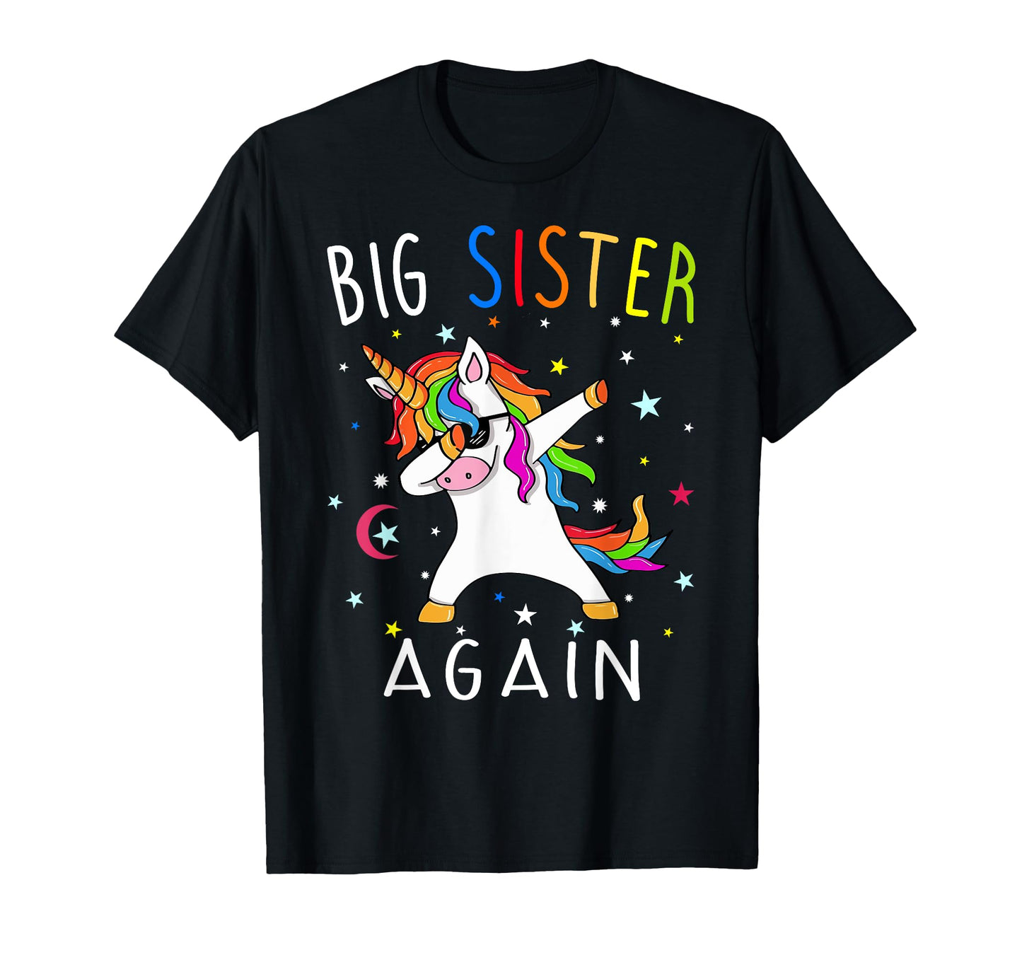 Big Sister Again T-shirt - Sibling older daughter shirt gift T-Shirt