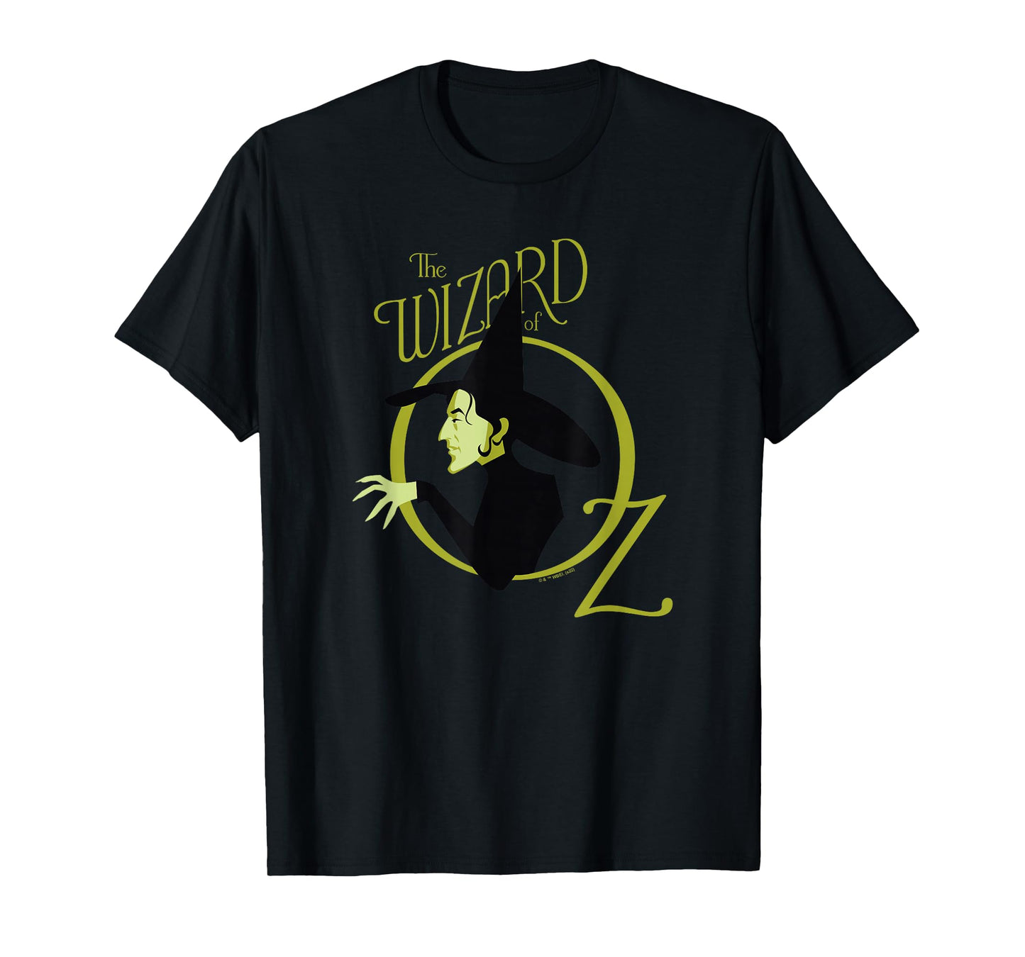 The Wizard of Oz Wicked Witch Silhouette Vintage Profile T-Shirt