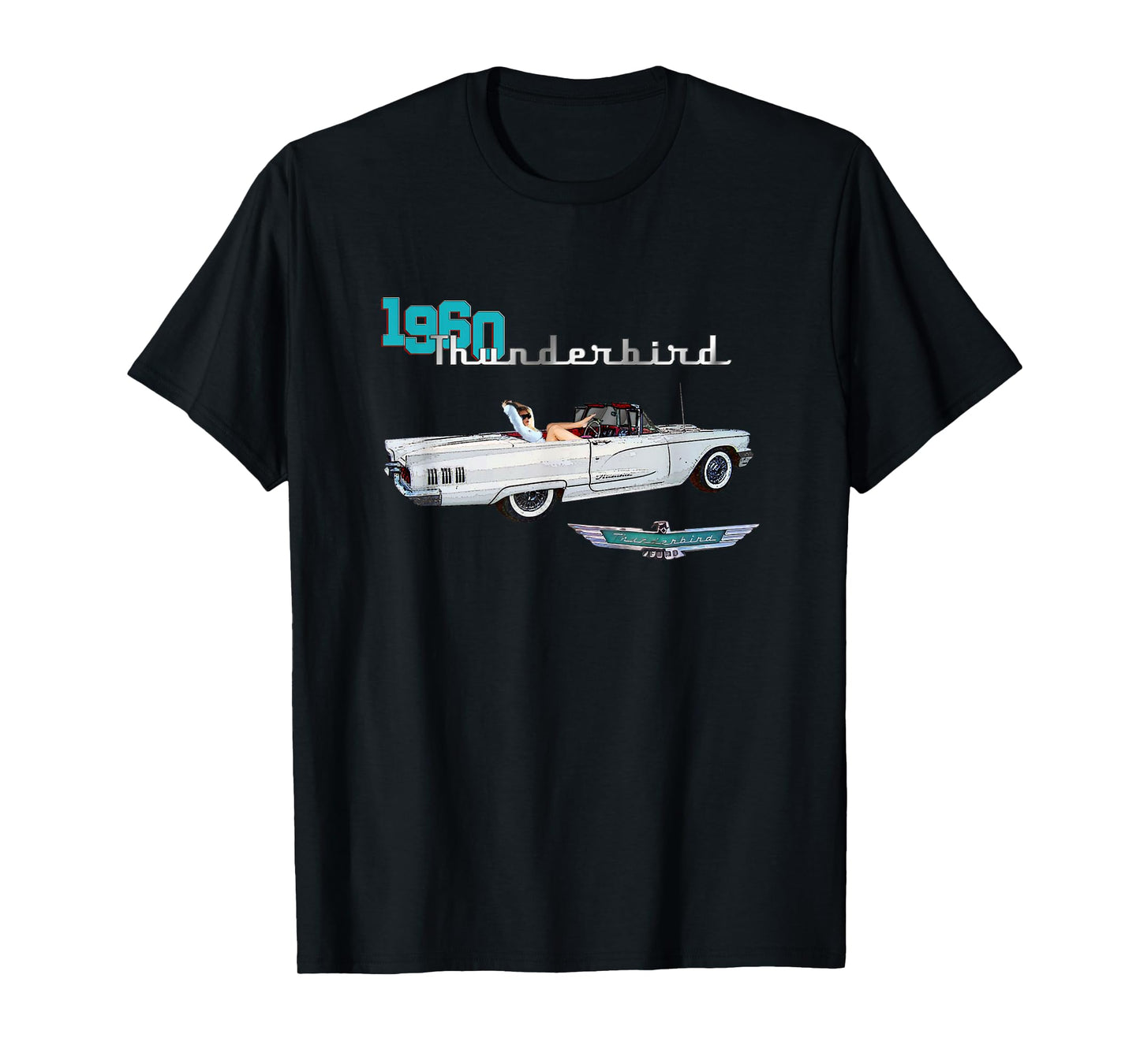 CLASSIC CARS, 1960'S, 1960 THUNDERBIRDS, CONVERTIBLES T-Shirt