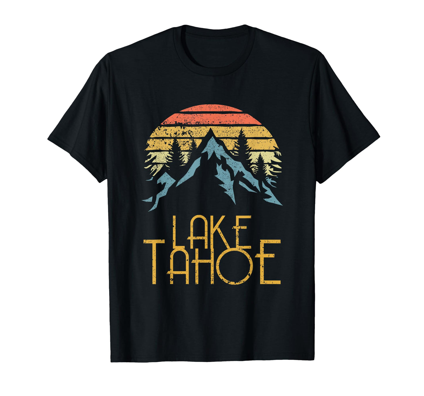 Vintage Lake Tahoe California Nevada Retro T Shirt T-Shirt
