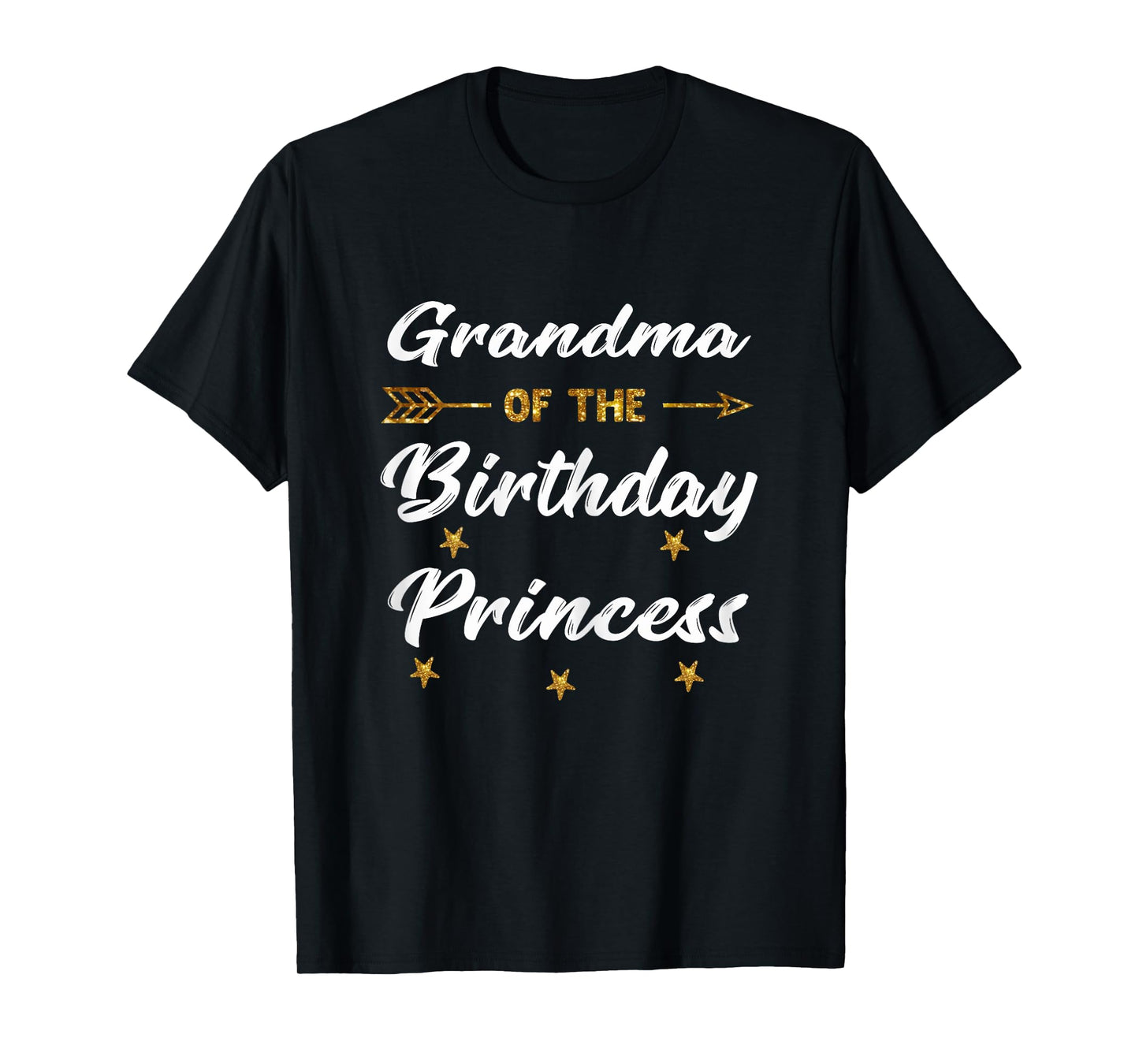 Grandma Of The Birthday Princess Girl Matching Family Party T-Shirt